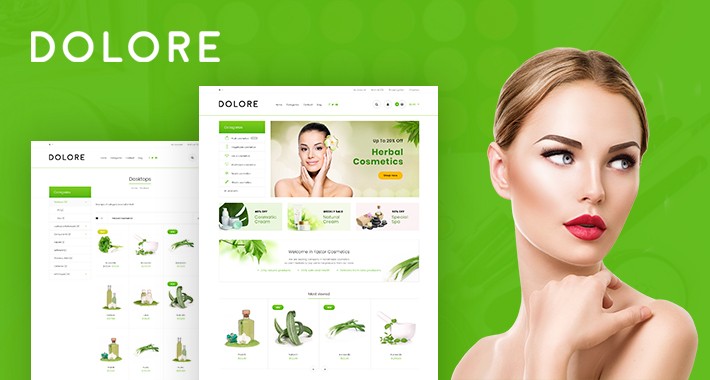 Dolore Cosmetic OpenCart MultiPurpose Responsive Theme