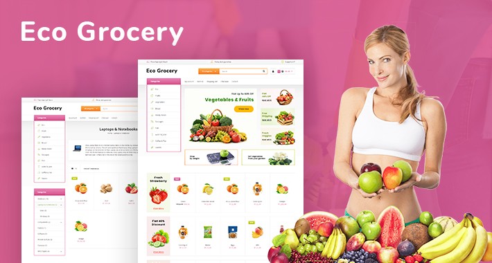 Eco Grocery Multipurpose Responsive Opencart 3.x Theme