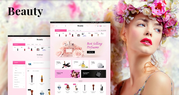 Beauty Cosmetics Multipurpose Responsive Opencart 3.x Theme