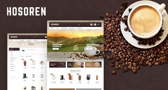 Hosoren Coffee Responsive Opencart 3.x Theme